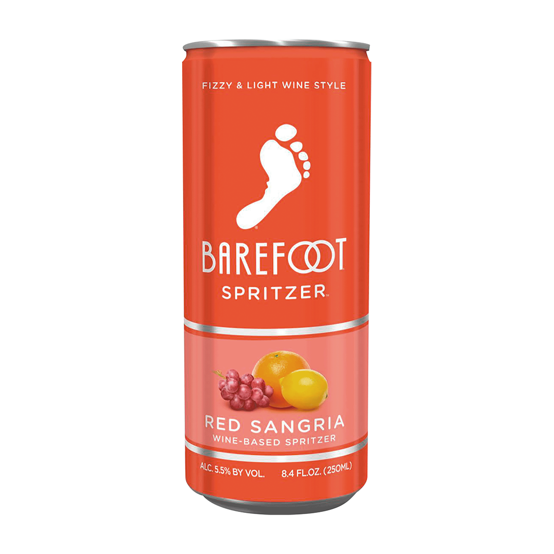 Vino Barefoot Red Sangria Spritzer en lata image number 0